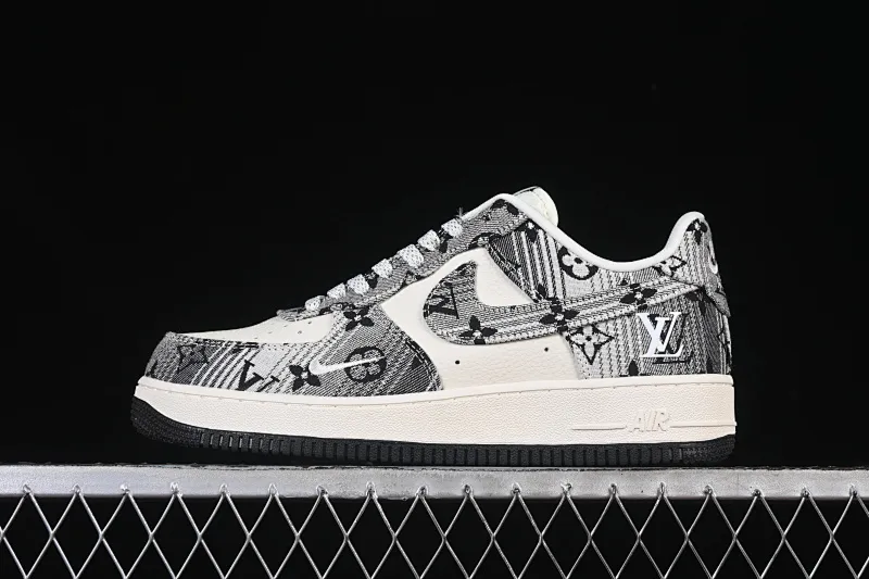 All categories Nk Air Force 1 Air Force series Nk Air Force 1 Low Air Force low-top Nike Air Force 1'07 Low LV joint gray floral cloth Air Force 1 low-top casual sneakers DF0188-077